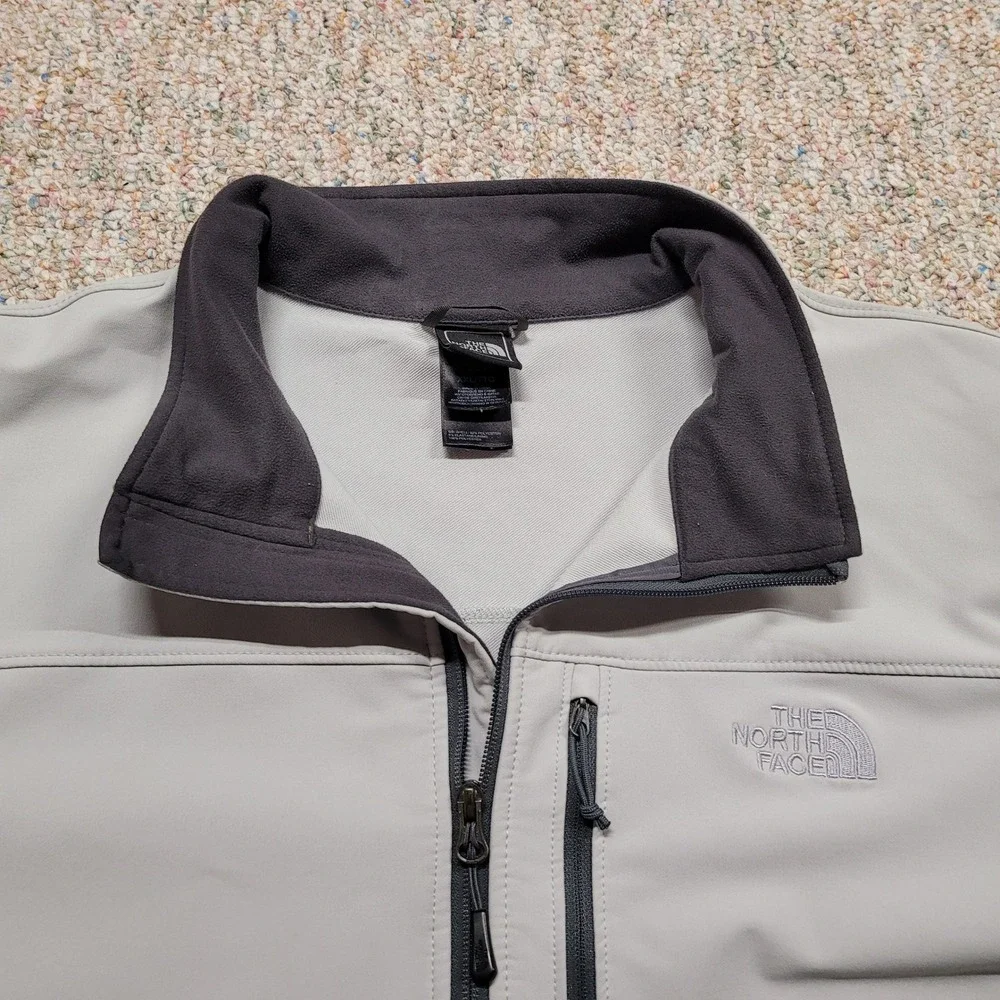 The North Face Jacket Men 2XL Grey Apex Bionic Softshell Outdoors Hiking Camping